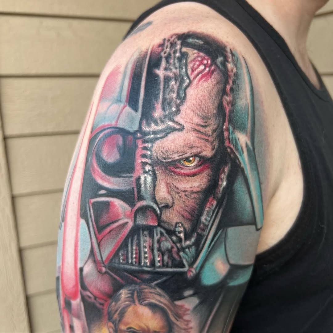 Tattoo by @cody_tweedy โ realism, trash_polka