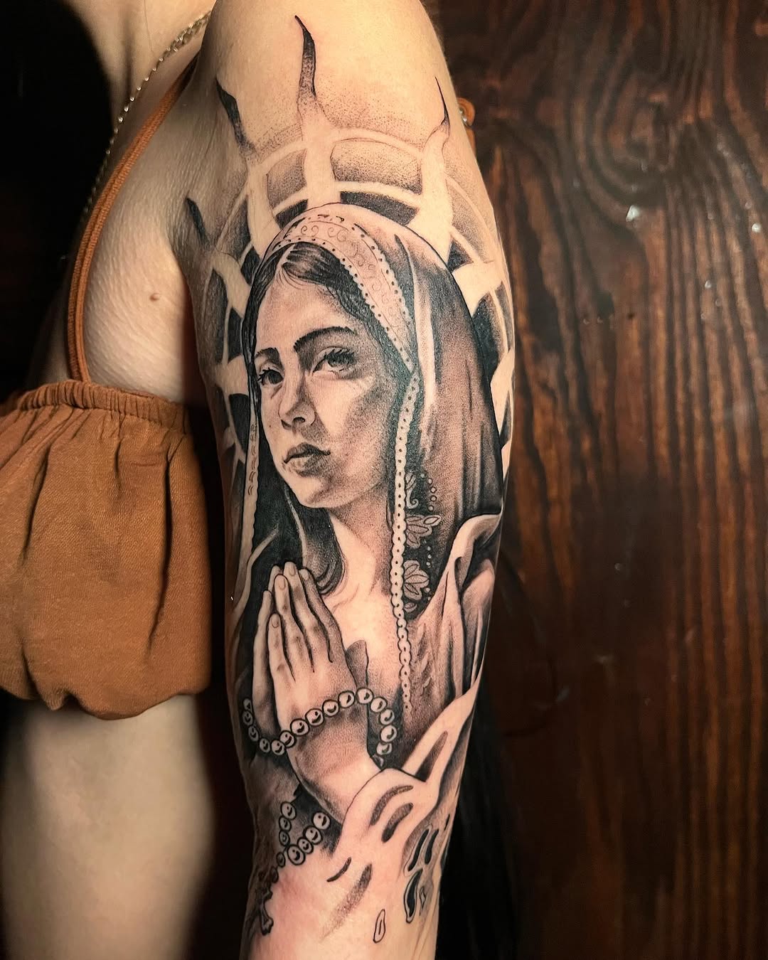 Tattoo by @zurdtauroink — realism, black_and_grey