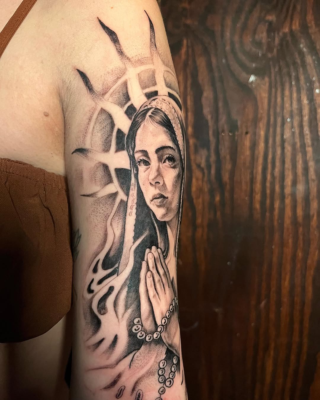 Tattoo by @zurdtauroink — black_and_grey, realism