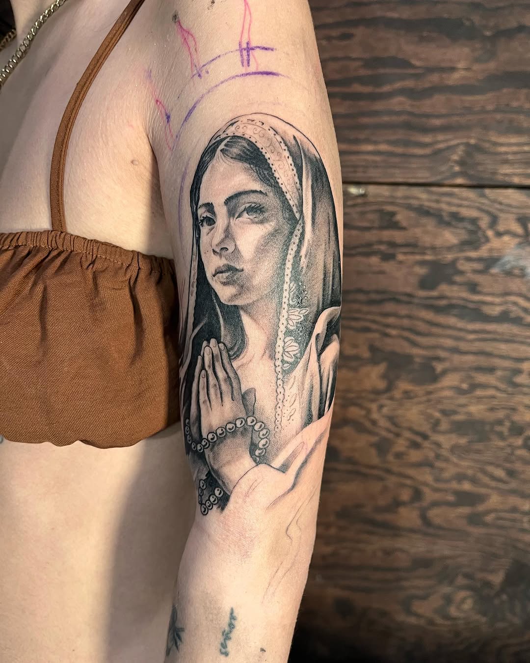 Tattoo by @zurdtauroink — realism, black_and_grey