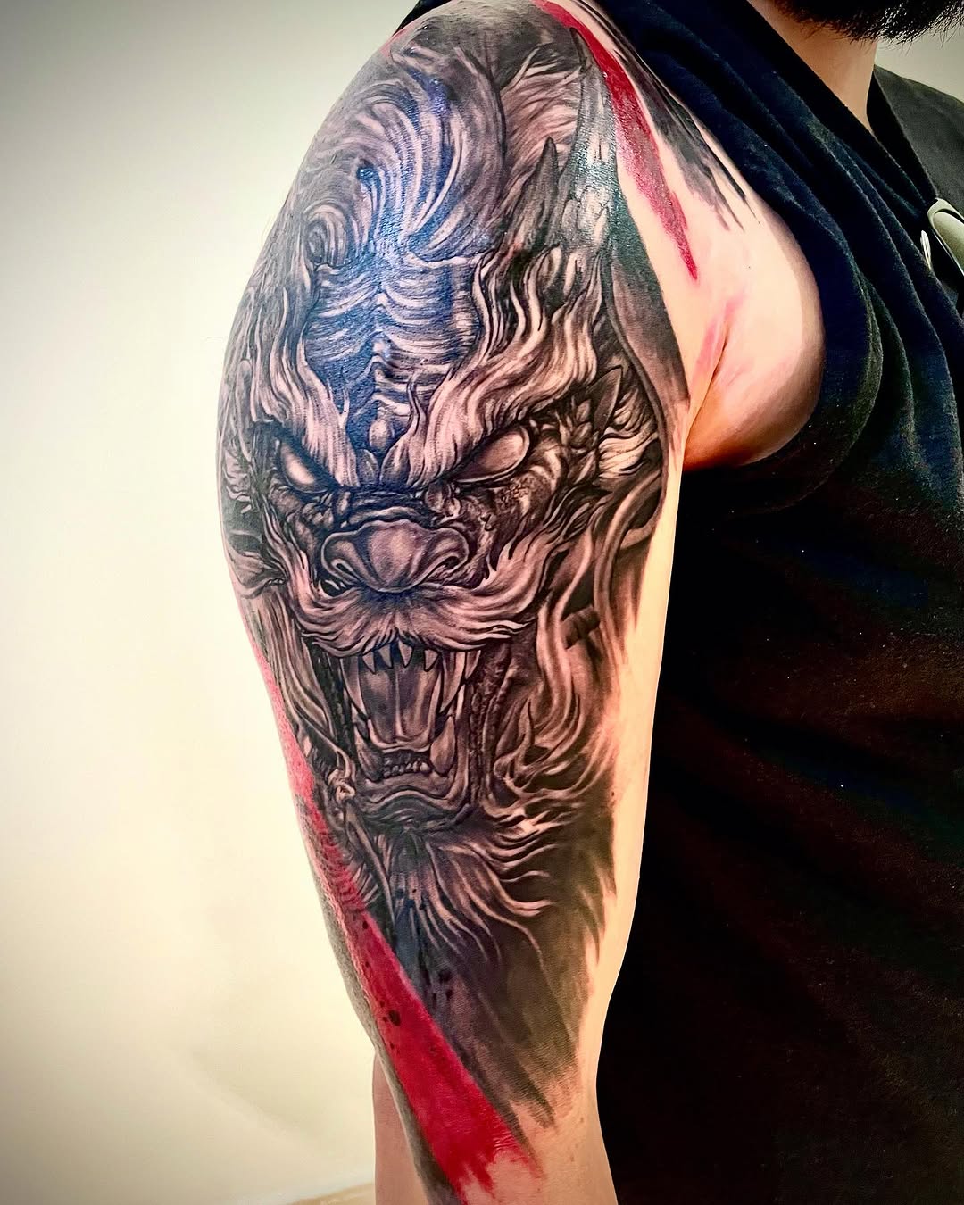 Tattoo by @inqed_tattoo β black_and_grey