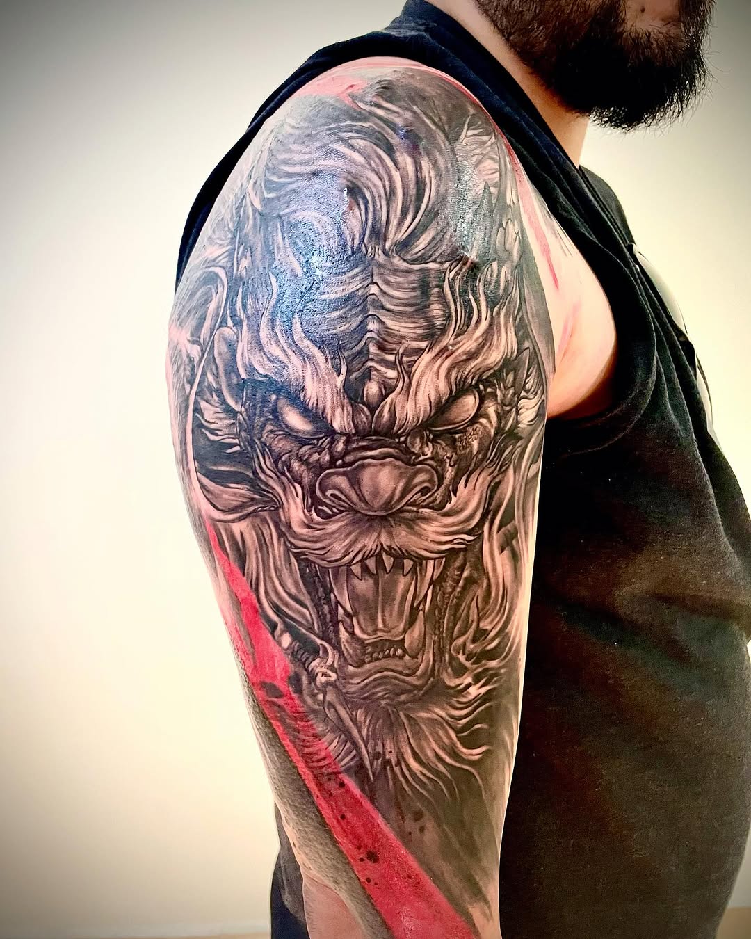 Tattoo by @inqed_tattoo β black_and_grey, realism