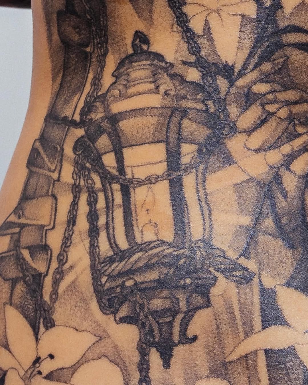 Tattoo by @themildginger — black_and_grey, realism