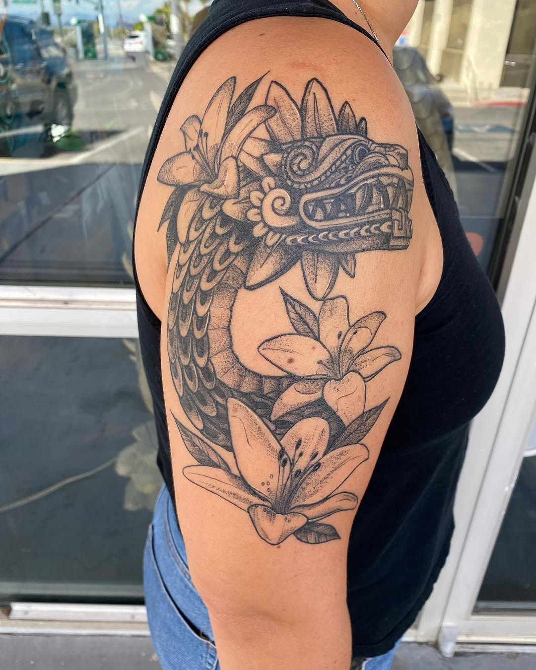 Tattoo by @kylehtattoo — black_and_grey, realism