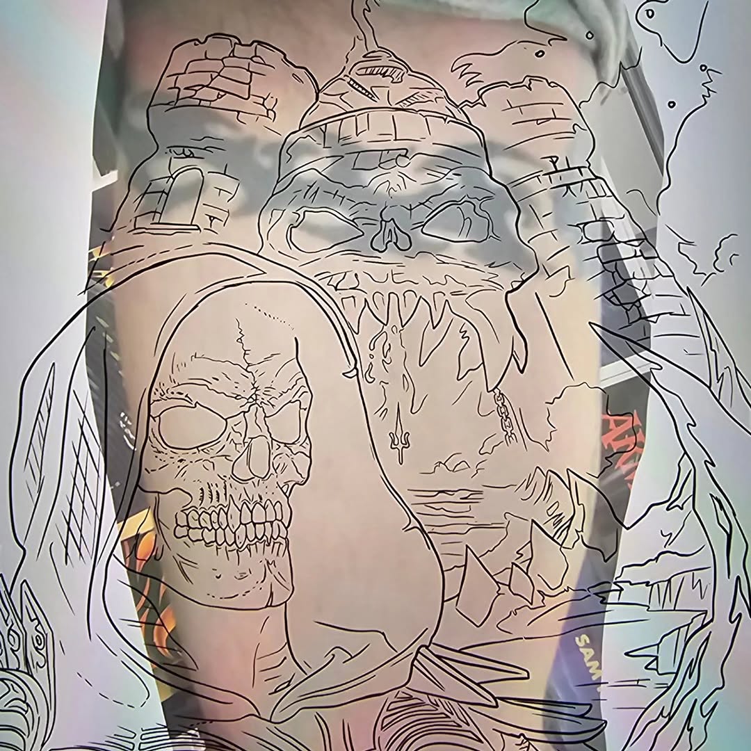 Tattoo by @billwhitejrtattoos — illustrative