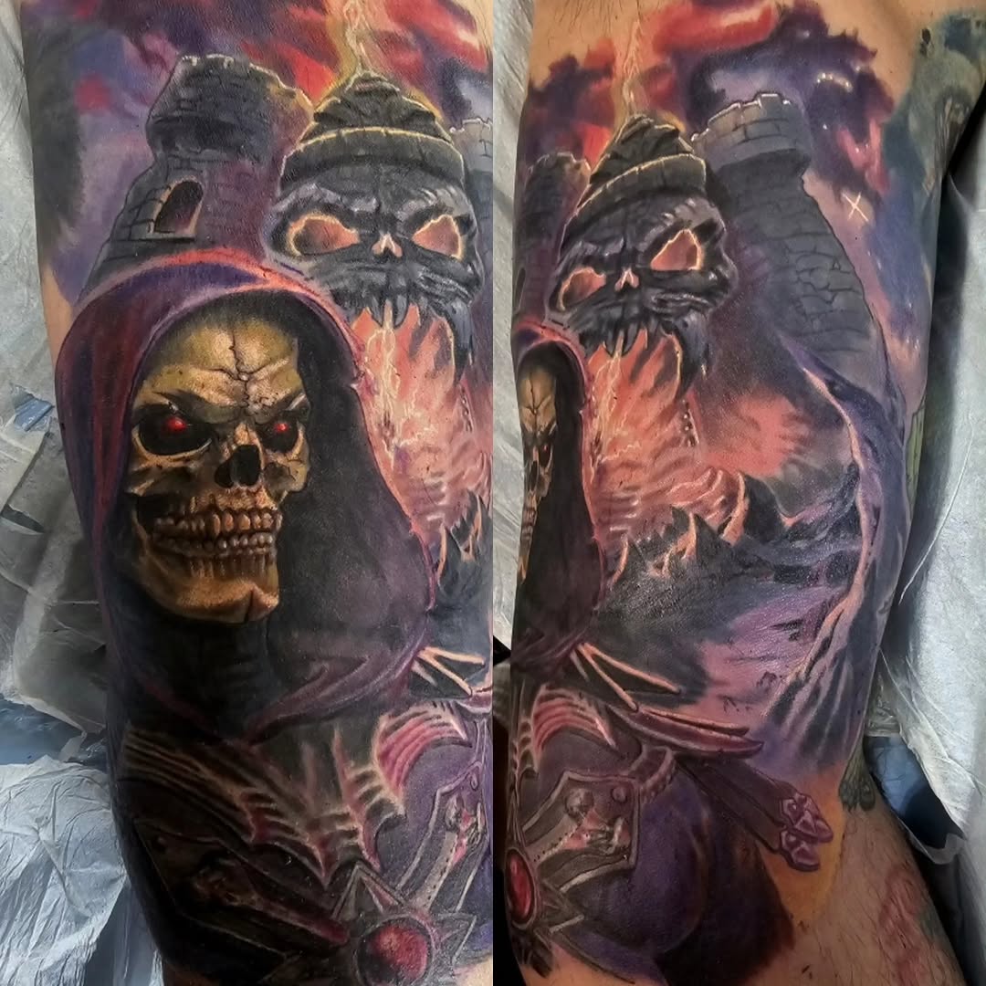 Tattoo by @billwhitejrtattoos — realism, dark_realism