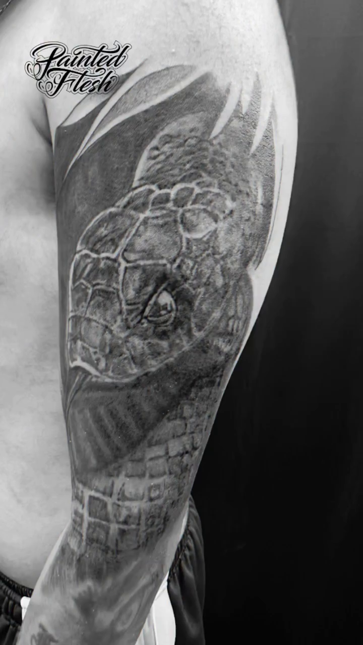 Tattoo by @colinmohamed โ realism, black_and_grey
