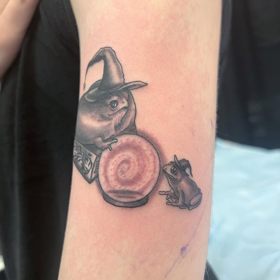 Tattoo by @kaiatattoos — black_and_grey, realism