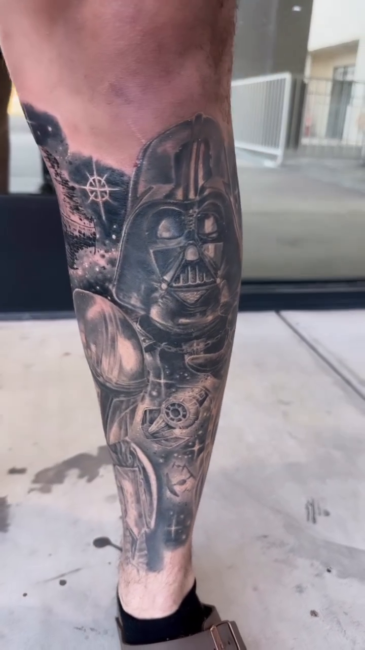 Tattoo by @jevonglascotattoos — realism, black_and_grey