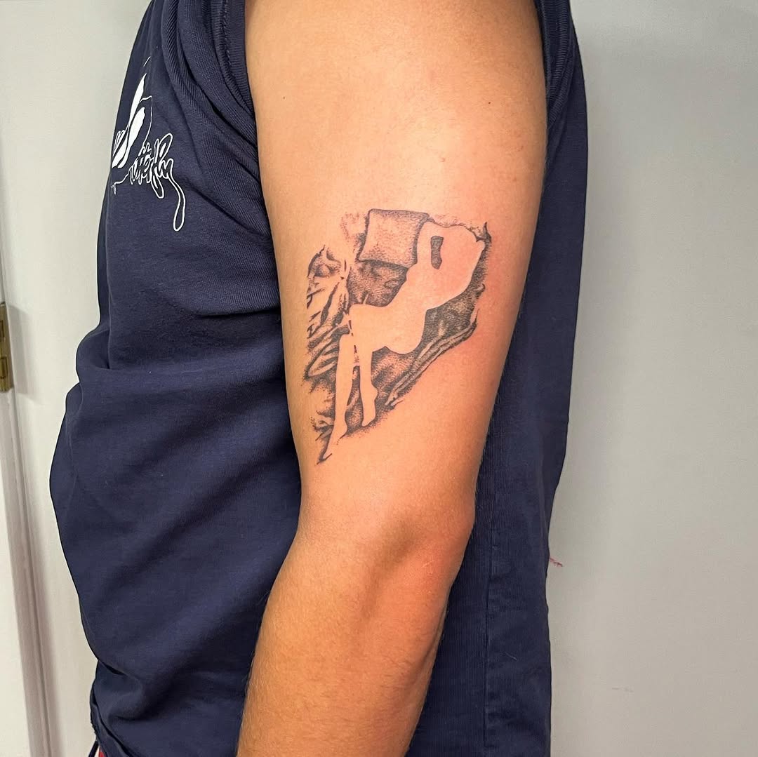 Tattoo by @sweet.n.l0w — black_and_grey, realism