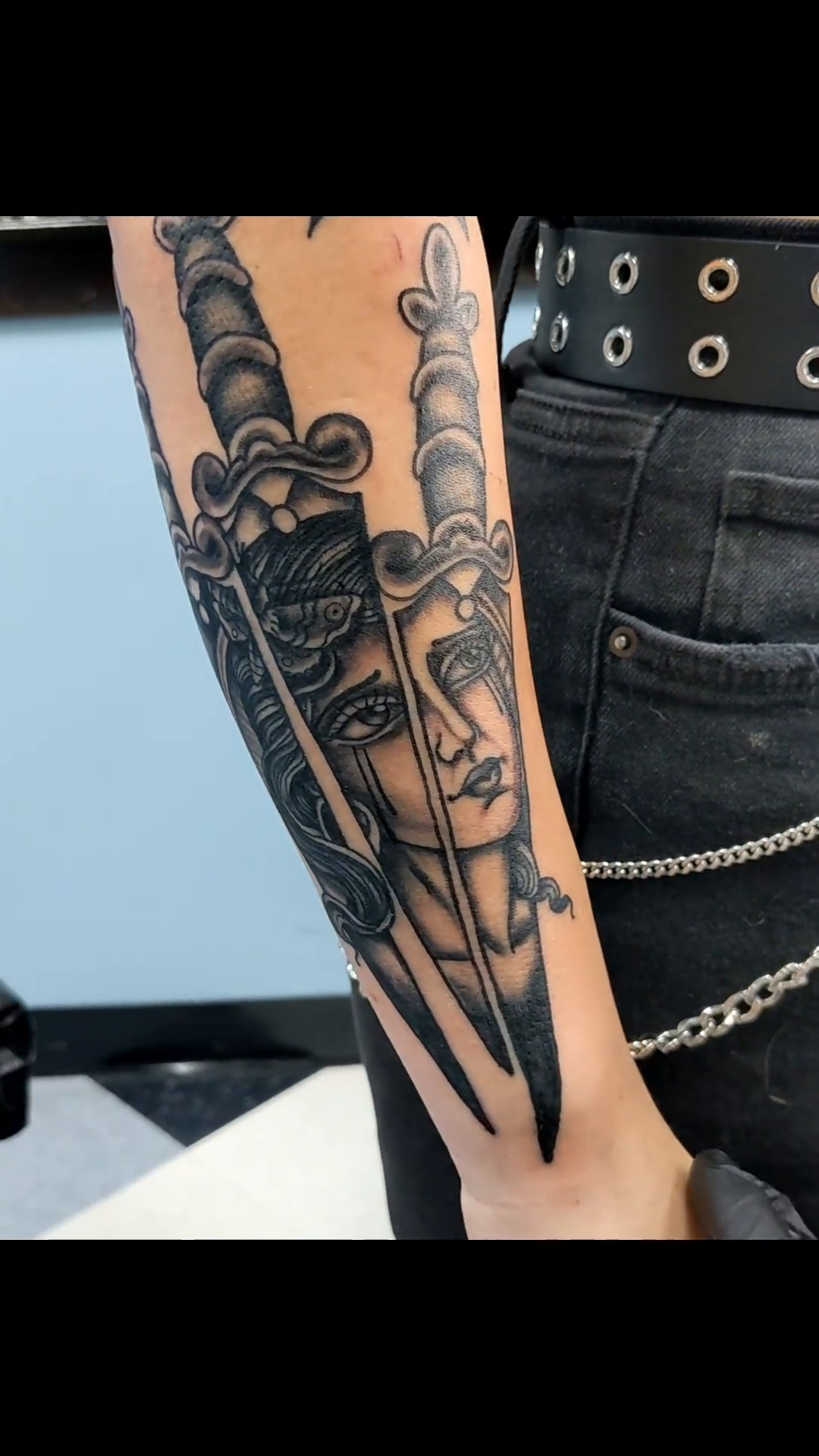 Tattoo by @leruetattoo — black_and_grey, realism