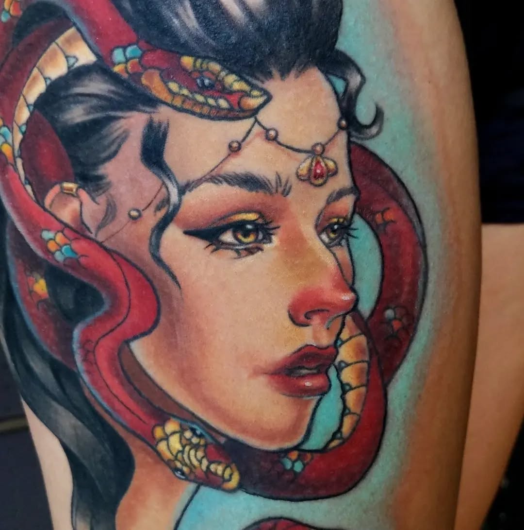 Tattoo by @lahelfowlerart โ illustrative, realism