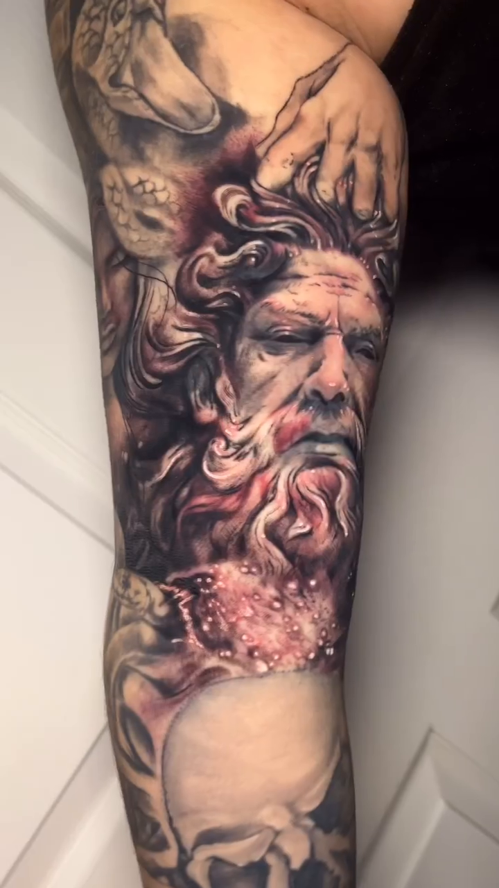 Tattoo by @_aquilatattoos — realism, dark_realism