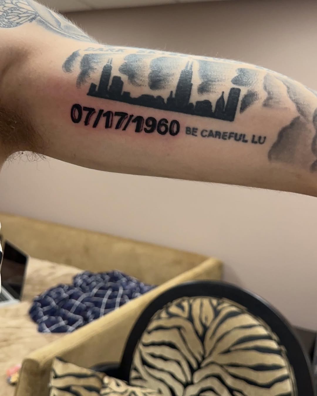 Tattoo by @silkyinks — blackwork, lettering_script