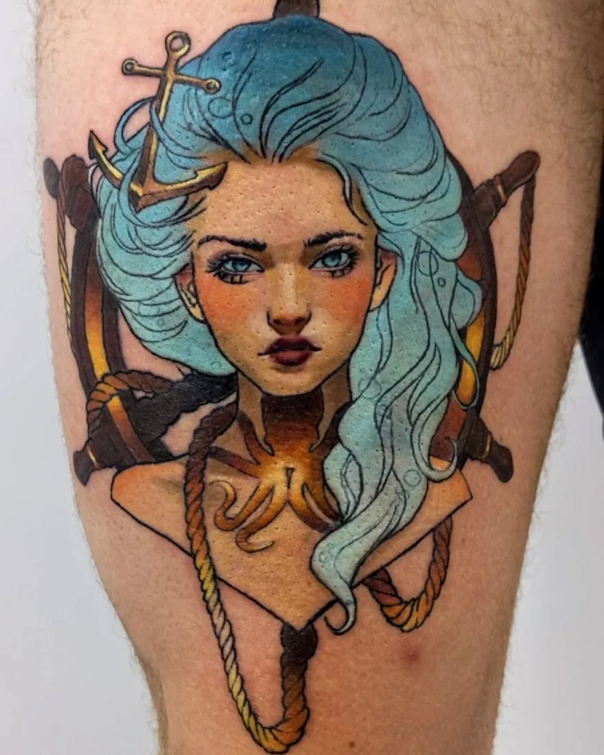 Tattoo by @lahelfowlerart โ illustrative, neo_traditional