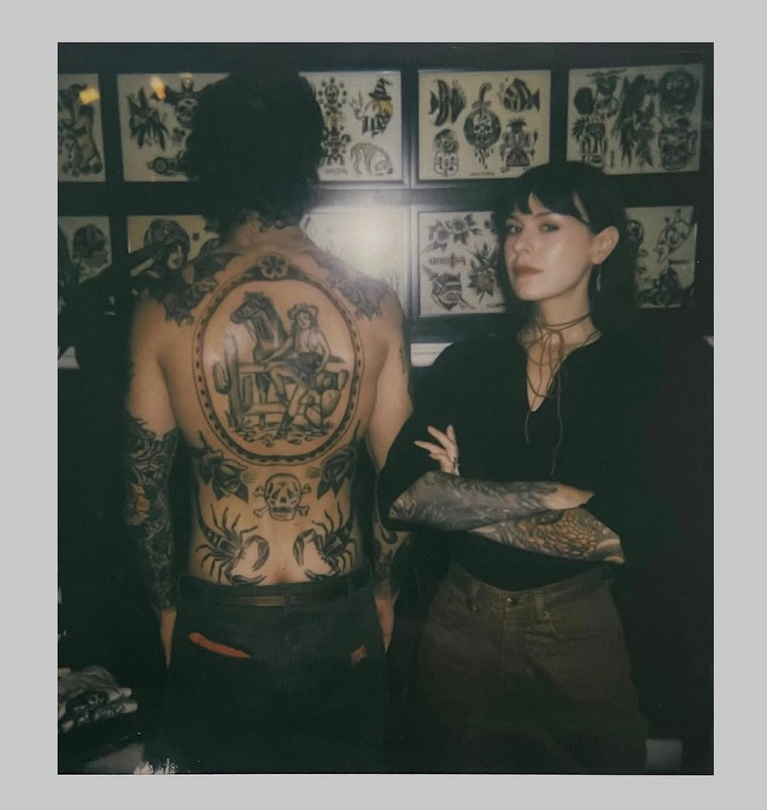 Tattoo by @audri_adorned — american_traditional, black_and_grey
