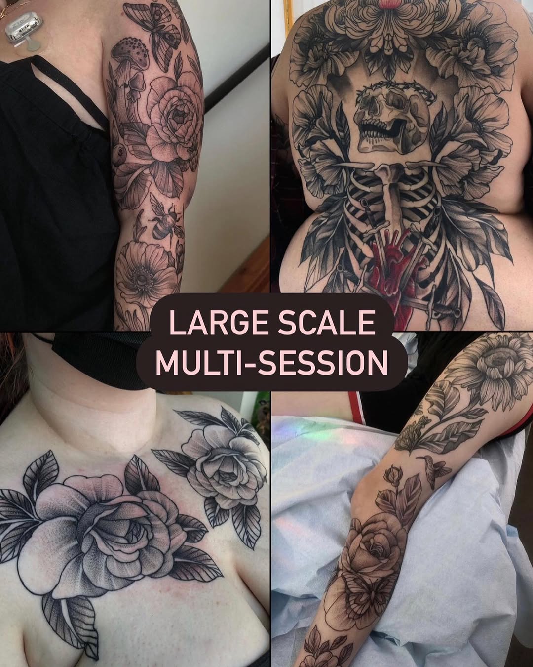 Tattoo by @kyrstalannigan — black_and_grey, realism