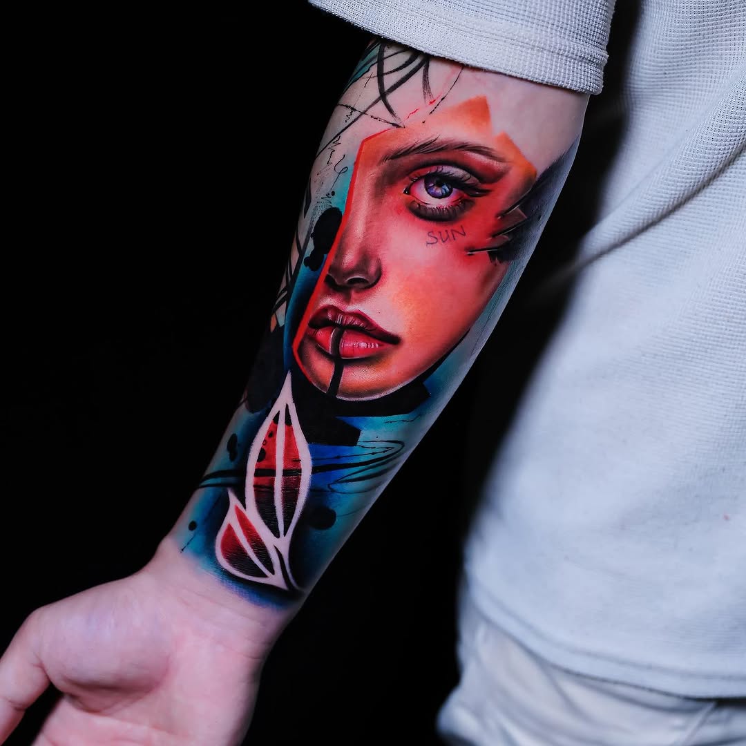 Tattoo by @yoshi.theink β realism, trash_polka