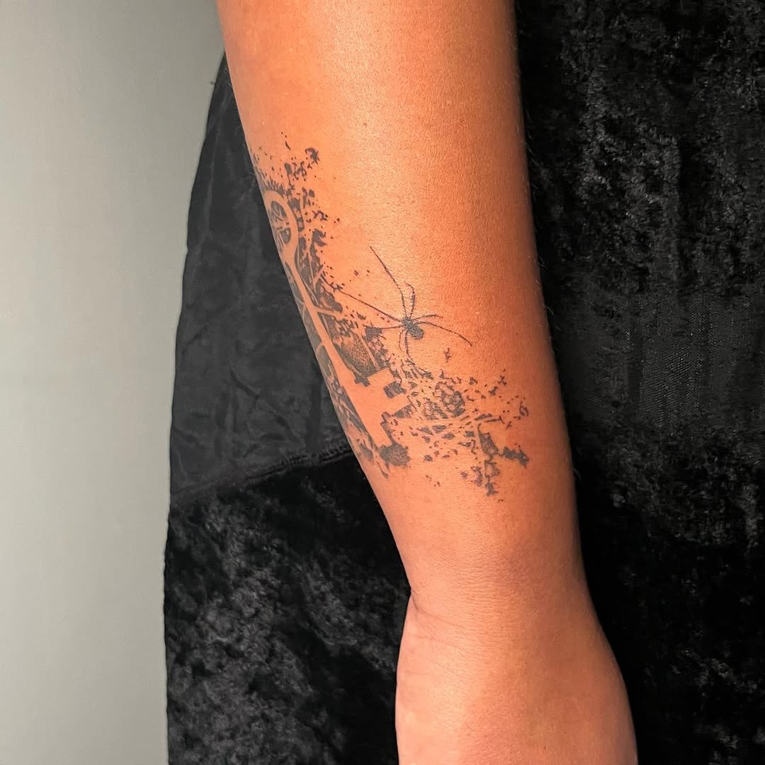 Tattoo by @sweet.n.l0w — black_and_grey, chicano