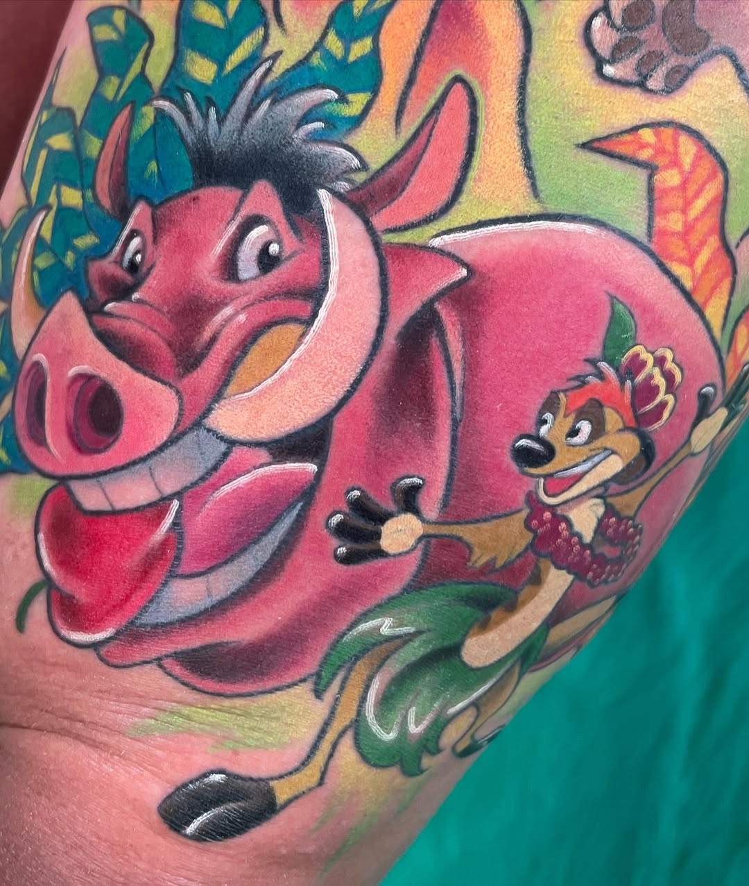 Tattoo by @tallsarahtattoos — new_school, anime