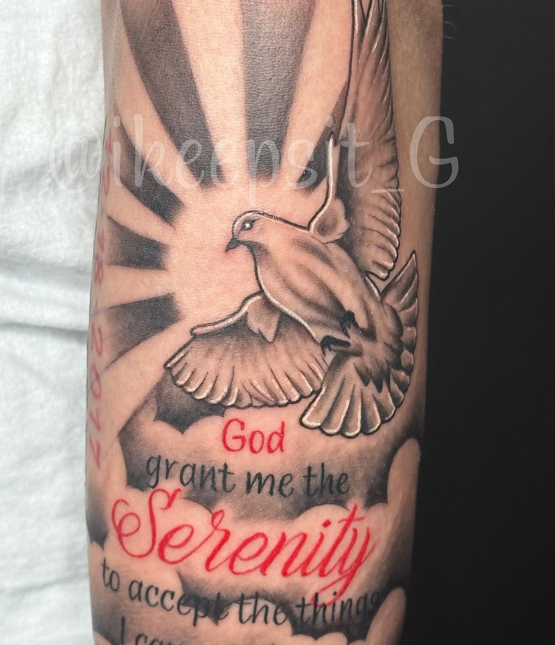 Tattoo by @ikeepsit_g — realism, lettering_script
