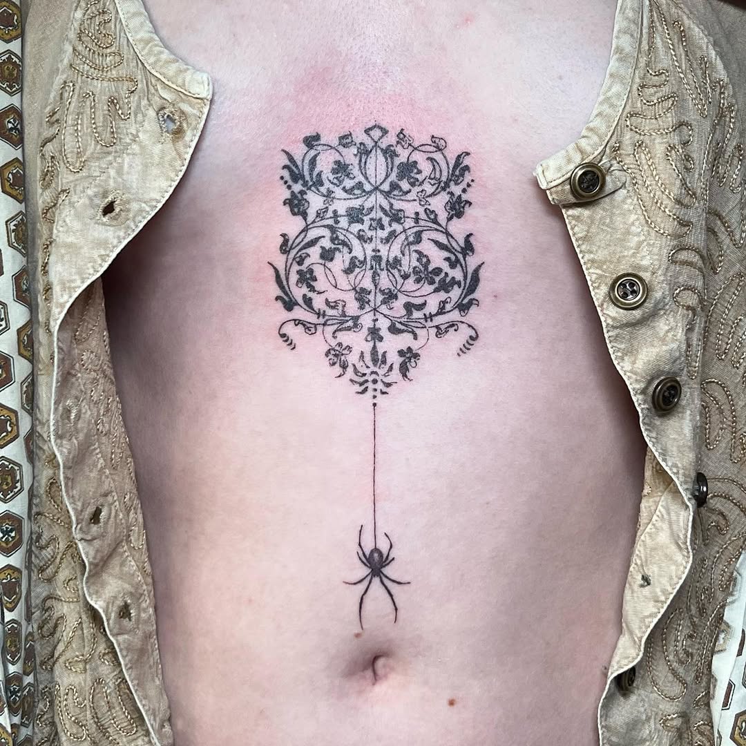 Tattoo by @sweet.n.l0w — ornamental, fine_line
