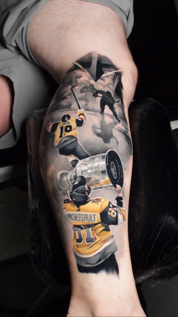 Tattoo by @lukebtattoos — realism, black_and_grey