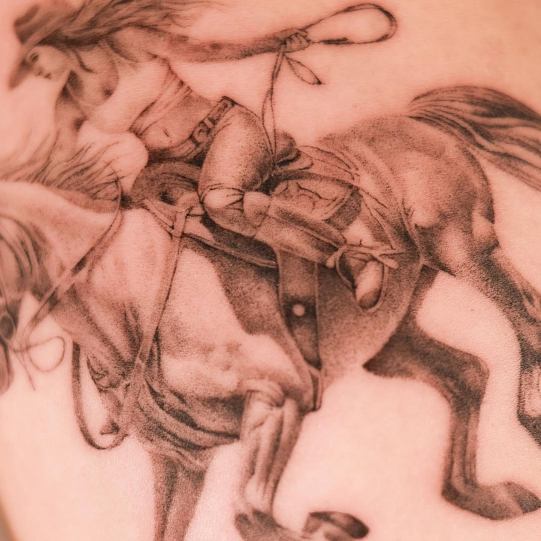 Tattoo by @houstontattoo.trish β realism, black_and_grey