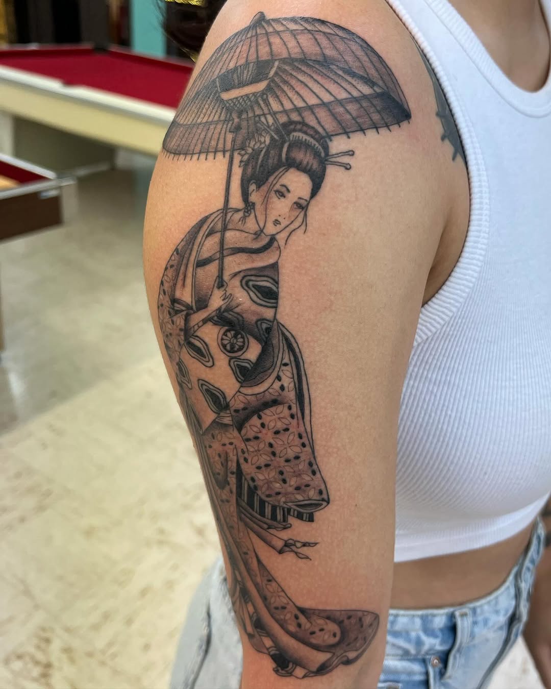 Tattoo by @levisawdontattoo — japanese_irezumi, black_and_grey