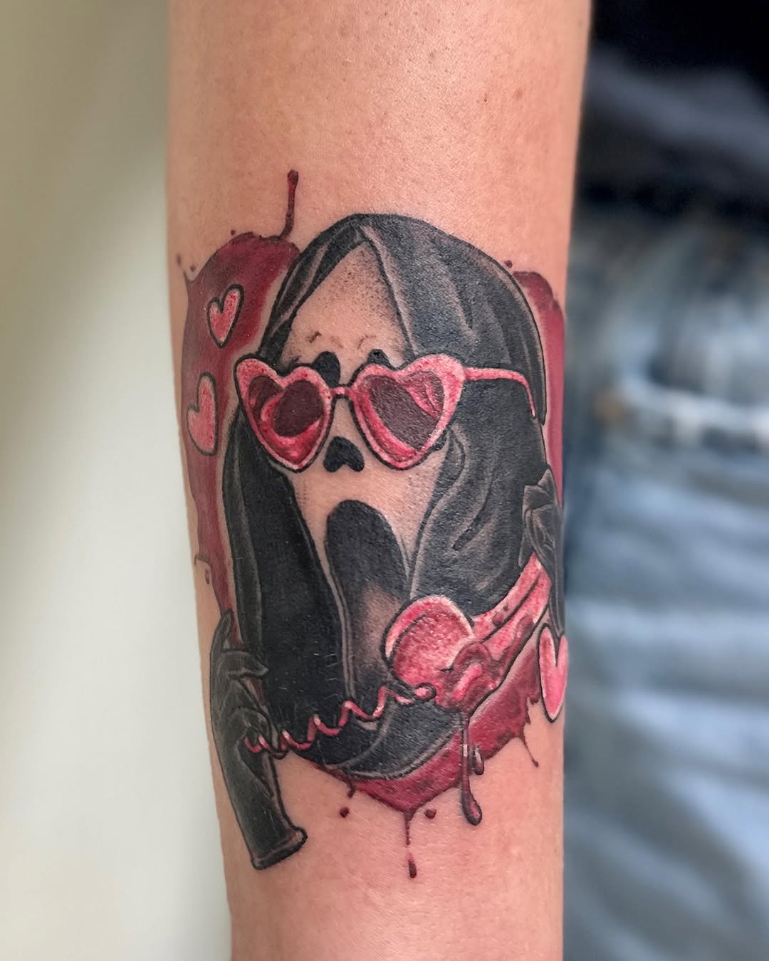 Tattoo by @draventoewstattoo β new_school, trash_polka