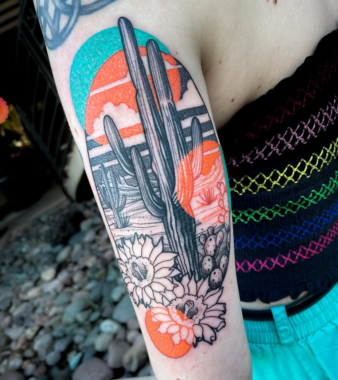 Tattoo by @devzdude — black_and_grey, illustrative