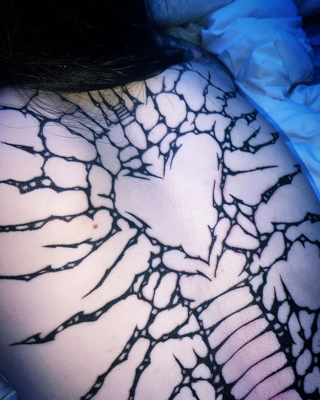 Tattoo by @hurtyoumore — blackwork, geometric