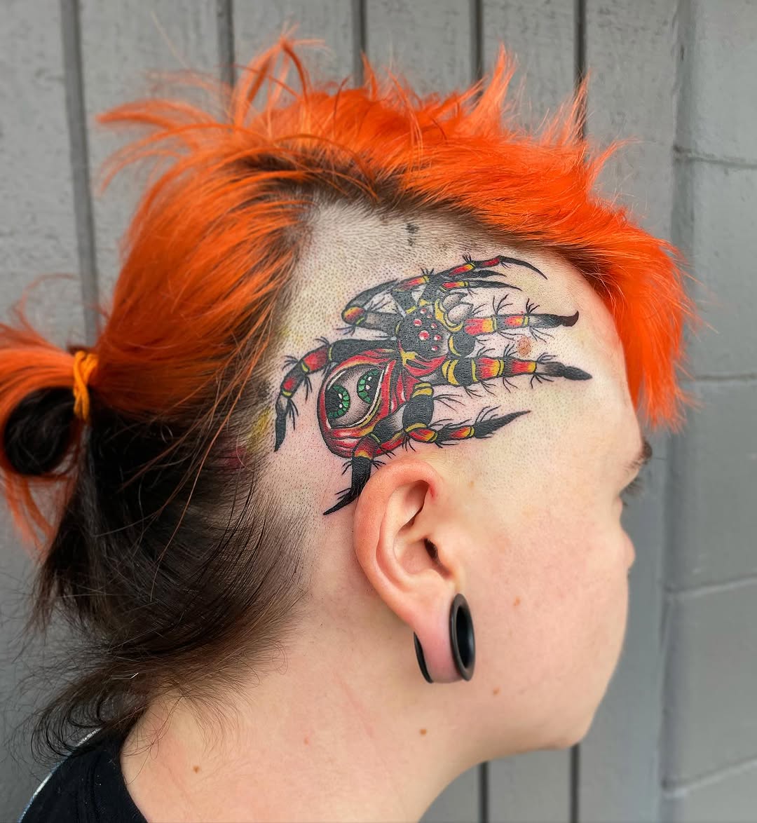 Tattoo by @inkedbyharlow — new_school, trash_polka
