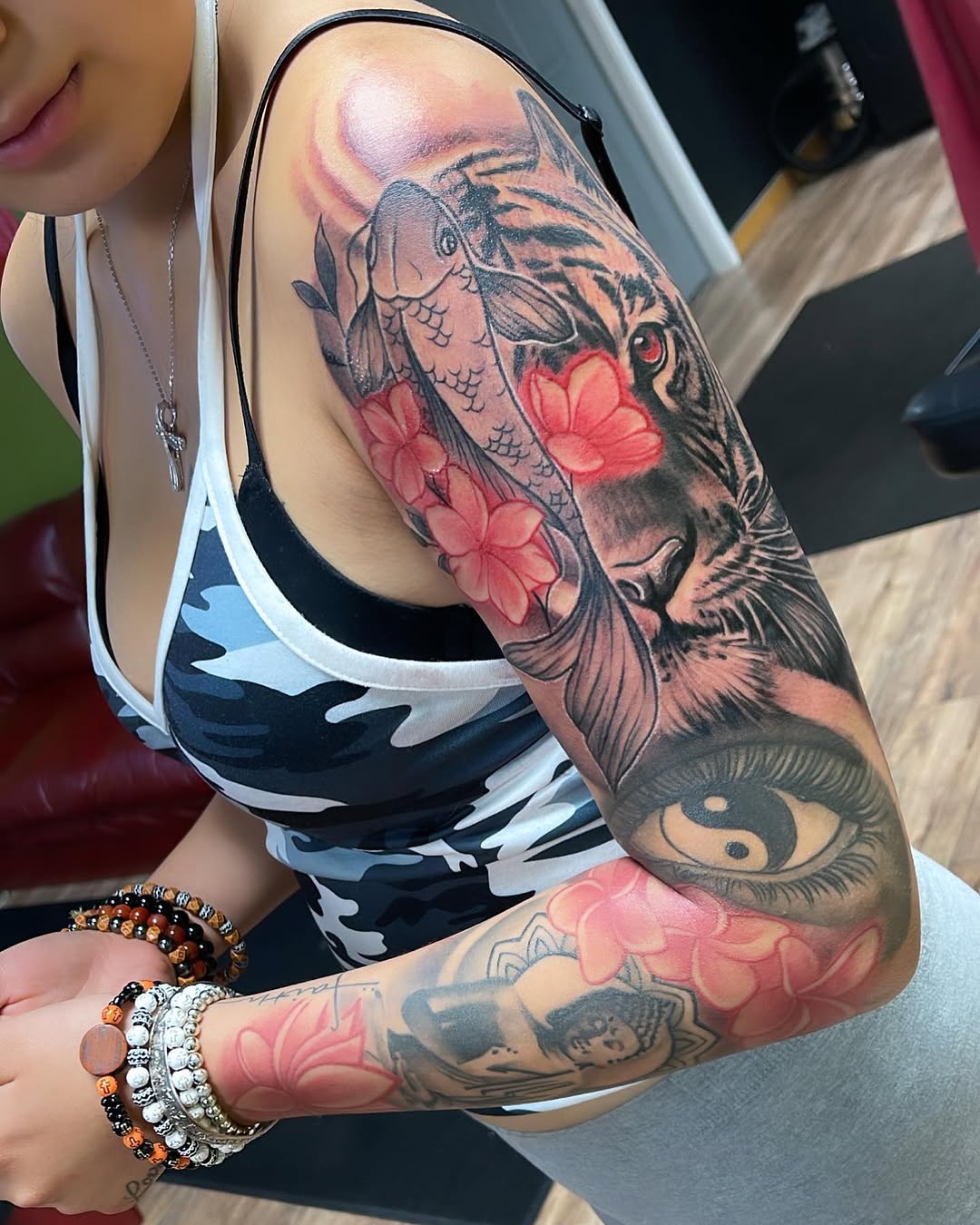 Tattoo by @crea8tive_director โ realism, black_and_grey
