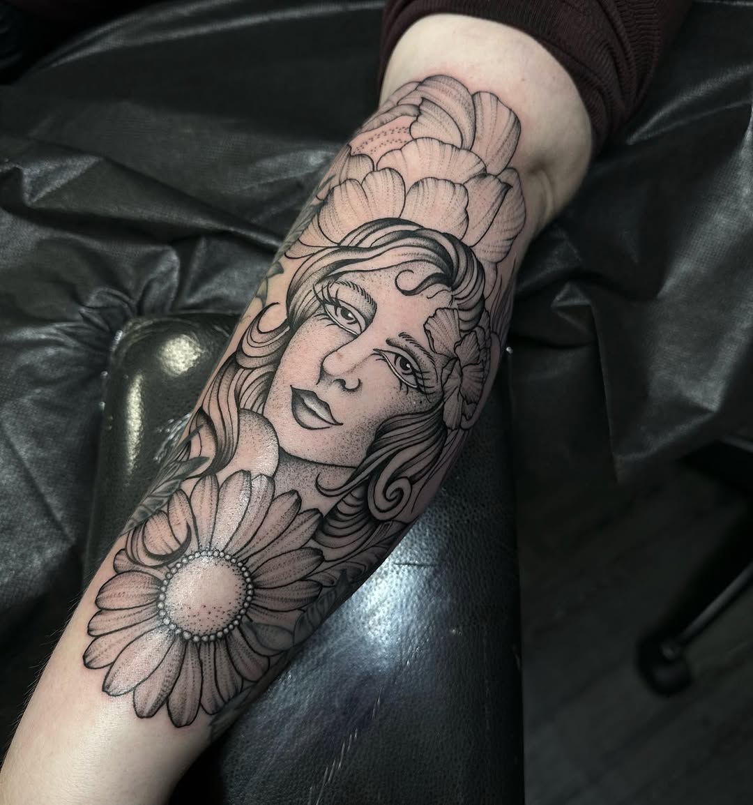 Tattoo by @tattoosby_cieraa — black_and_grey, illustrative
