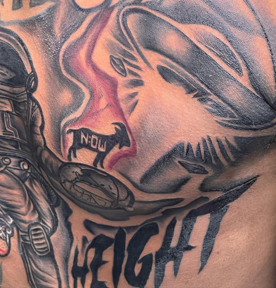 Tattoo by @officialdwaynedurham_ink — black_and_grey