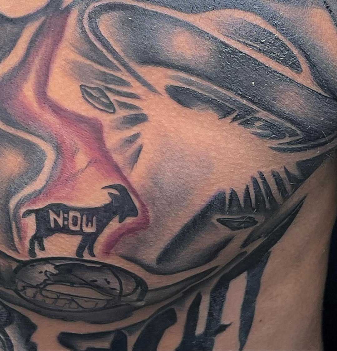 Tattoo by @officialdwaynedurham_ink — black_and_grey