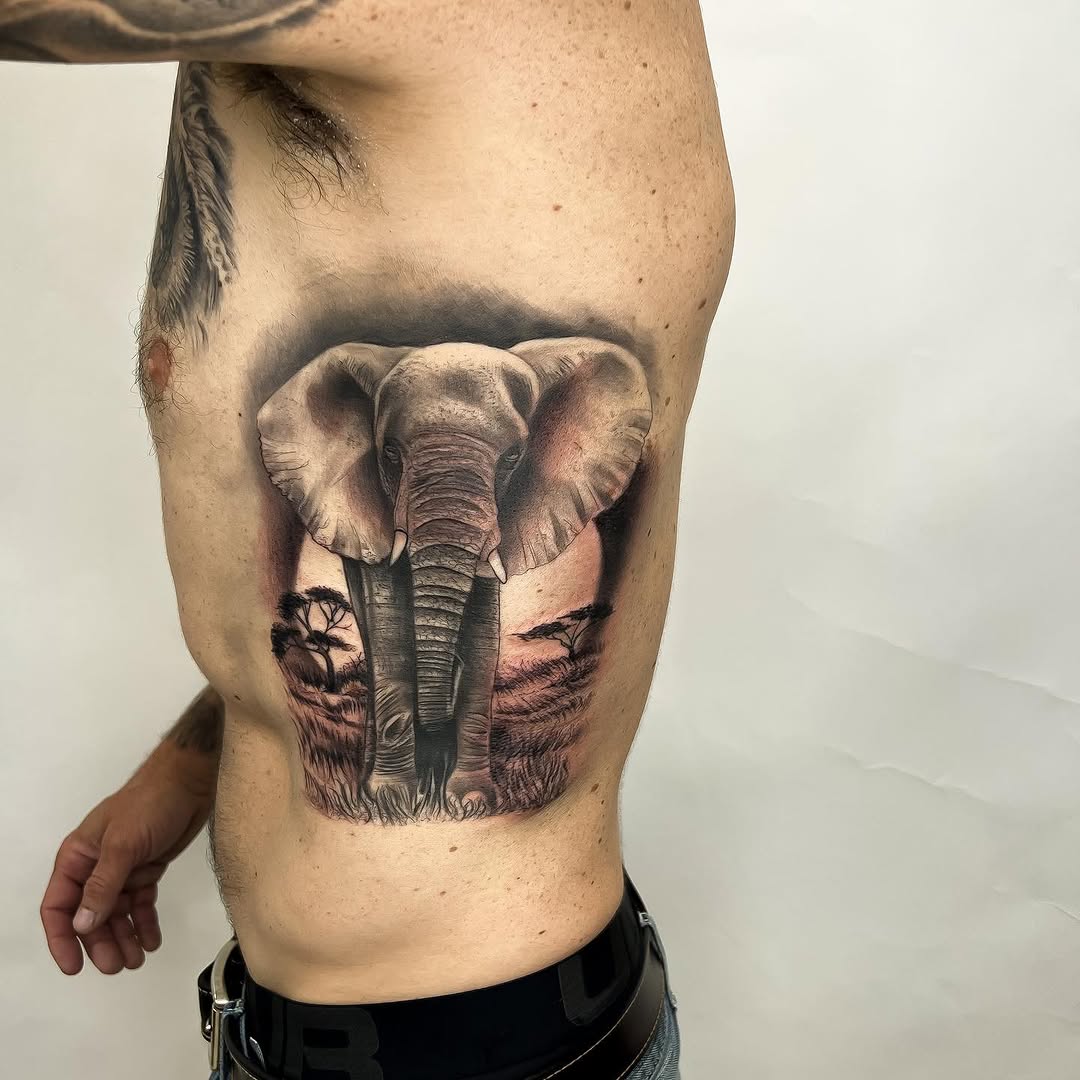 Tattoo by @carmelo_silva_ — realism, black_and_grey