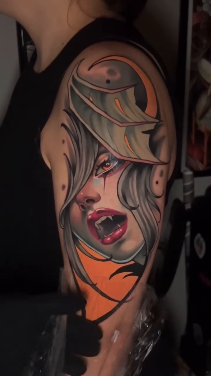 Tattoo by @andreytattooing — neo_traditional, realism