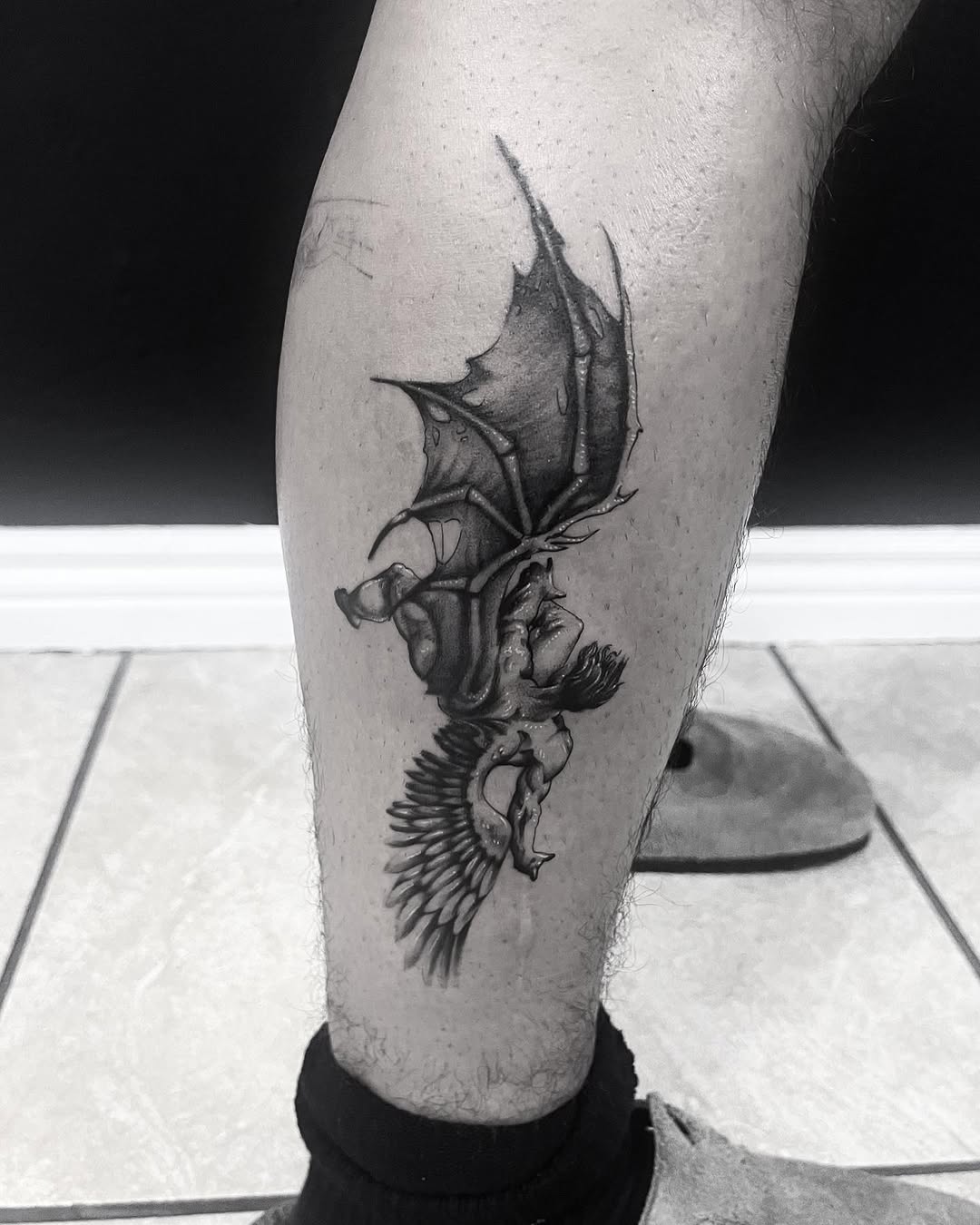 Tattoo by @long.ung — realism, dark_realism