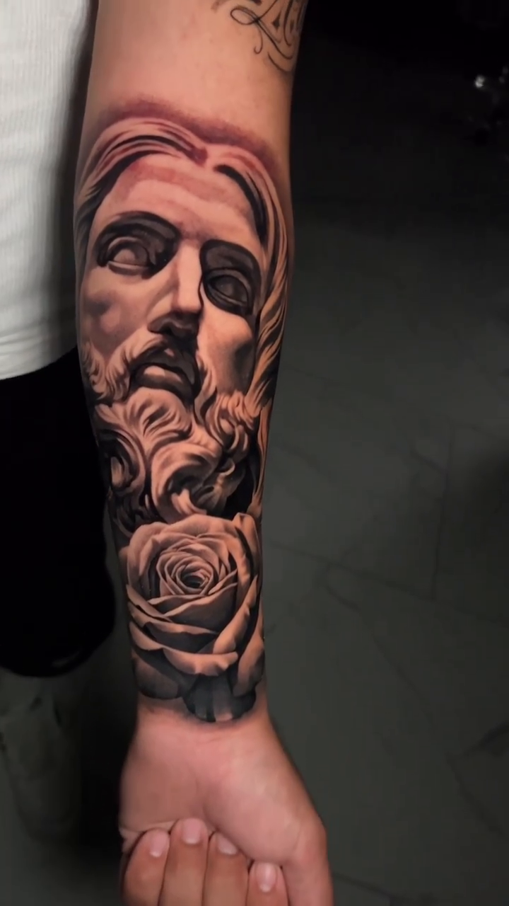 Tattoo by @sm_tattz — realism, black_and_grey