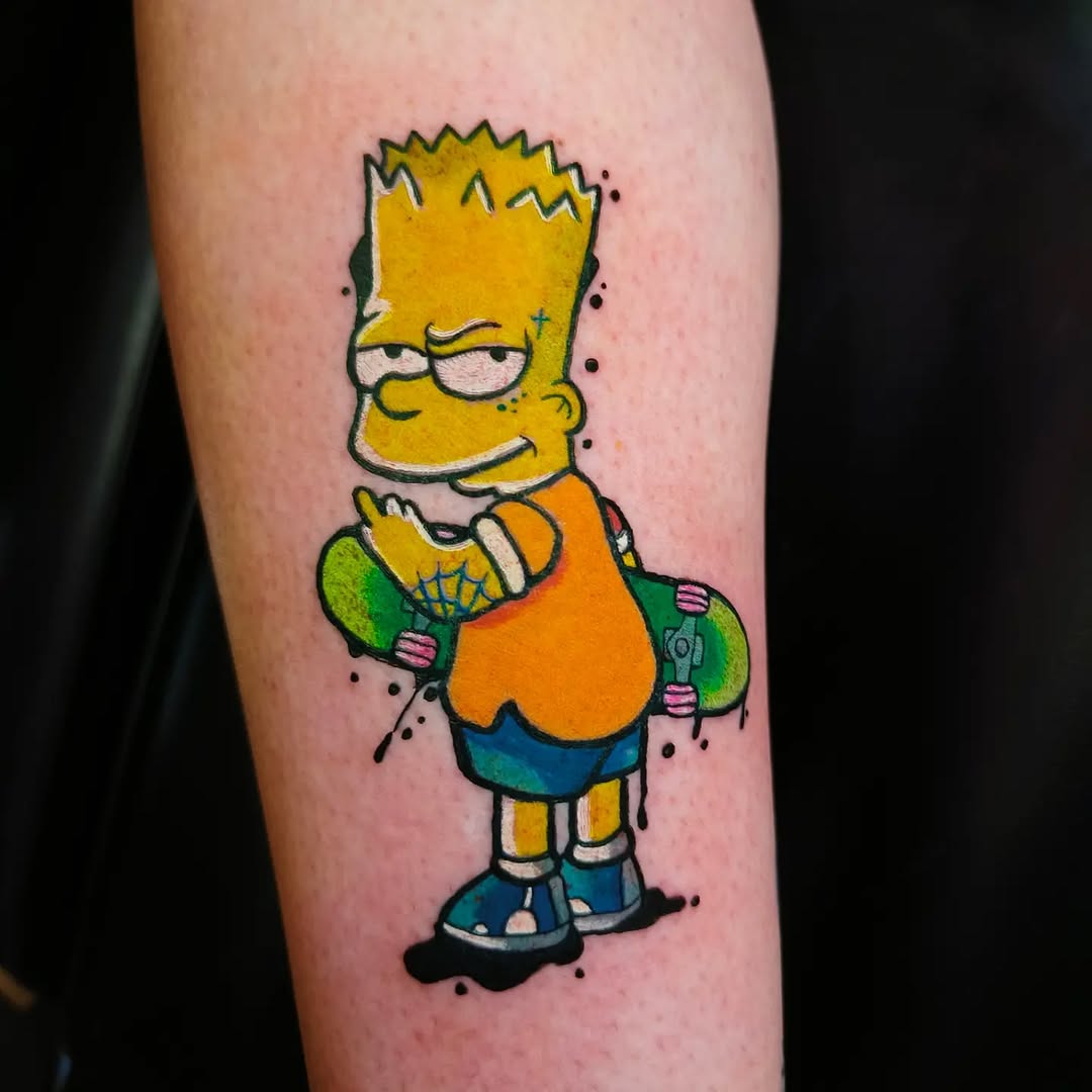 Tattoo by @andrea_osella_tattoo — new_school, anime