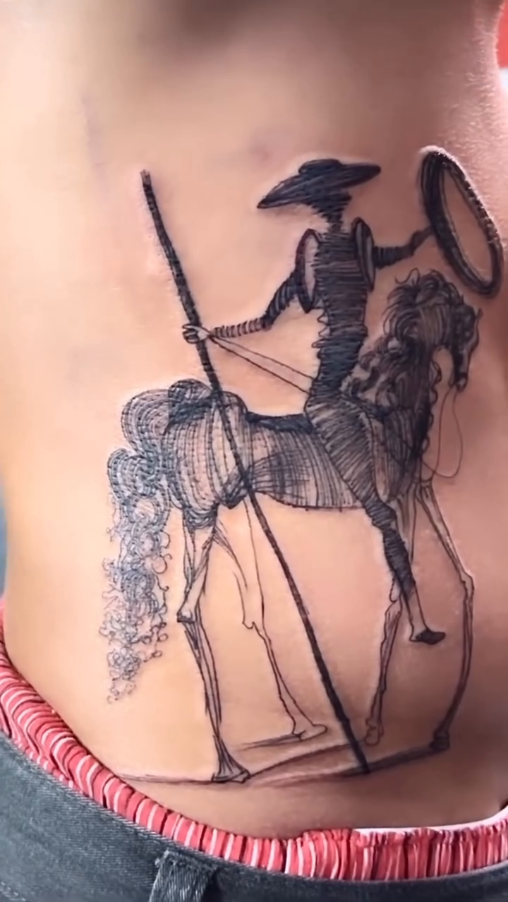 Tattoo by @elpinchechaikotl — illustrative, black_and_grey