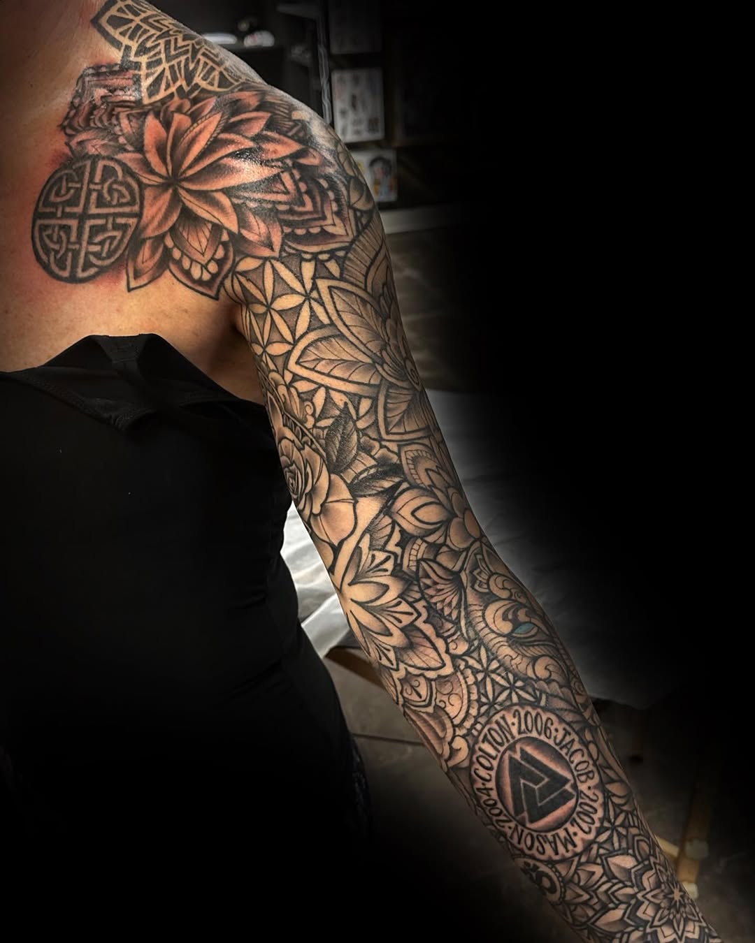 Tattoo by @lastofadyingbreed7777 — geometric, ornamental