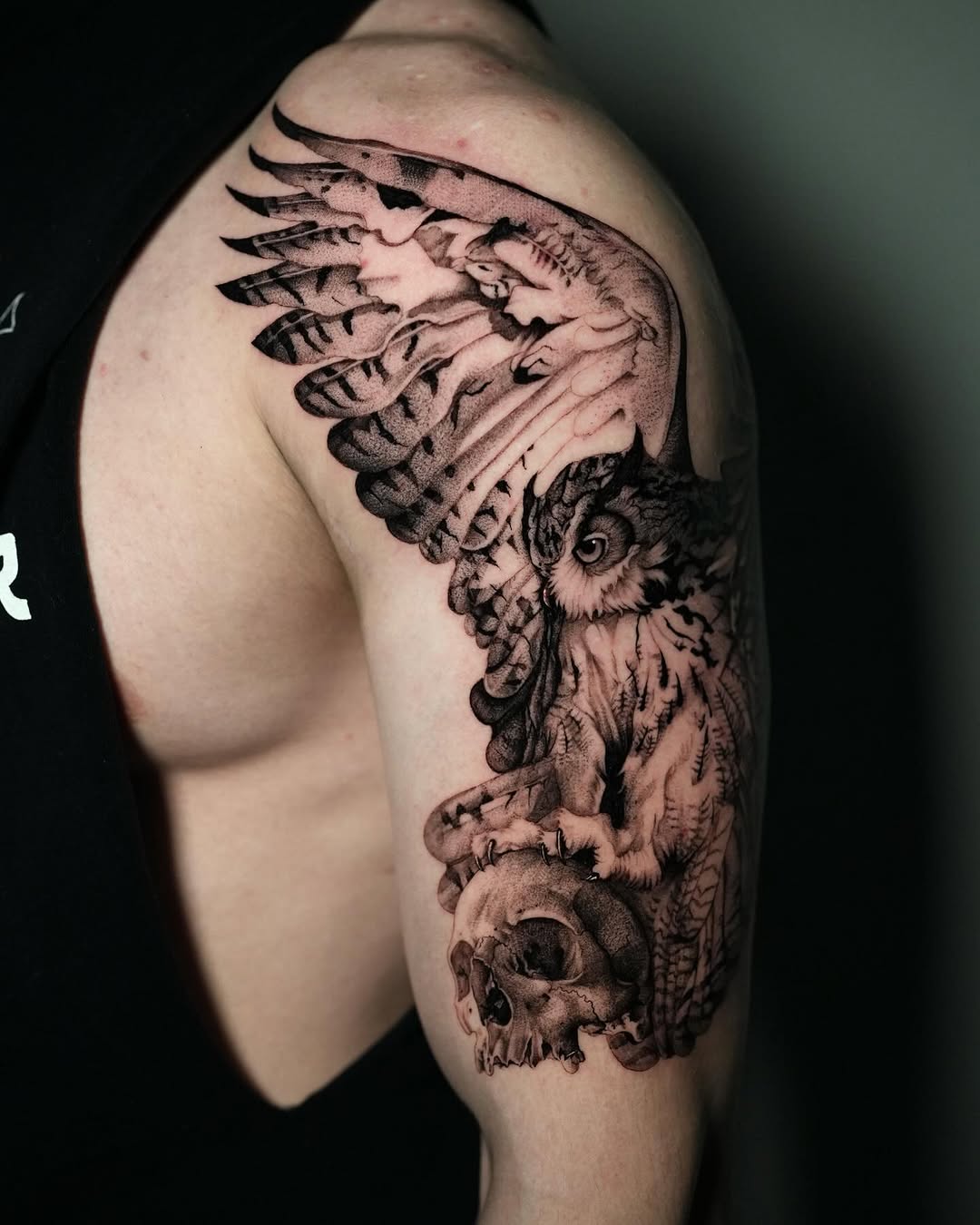Tattoo by @laurav.tattoo — realism, black_and_grey