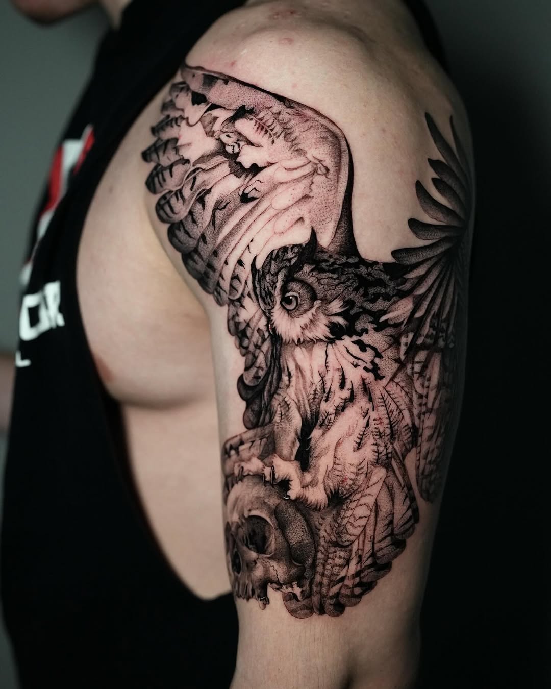 Tattoo by @laurav.tattoo — realism, black_and_grey