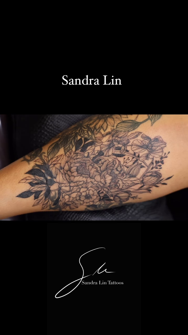 Tattoo by @_sandralintattoos โ realism, black_and_grey
