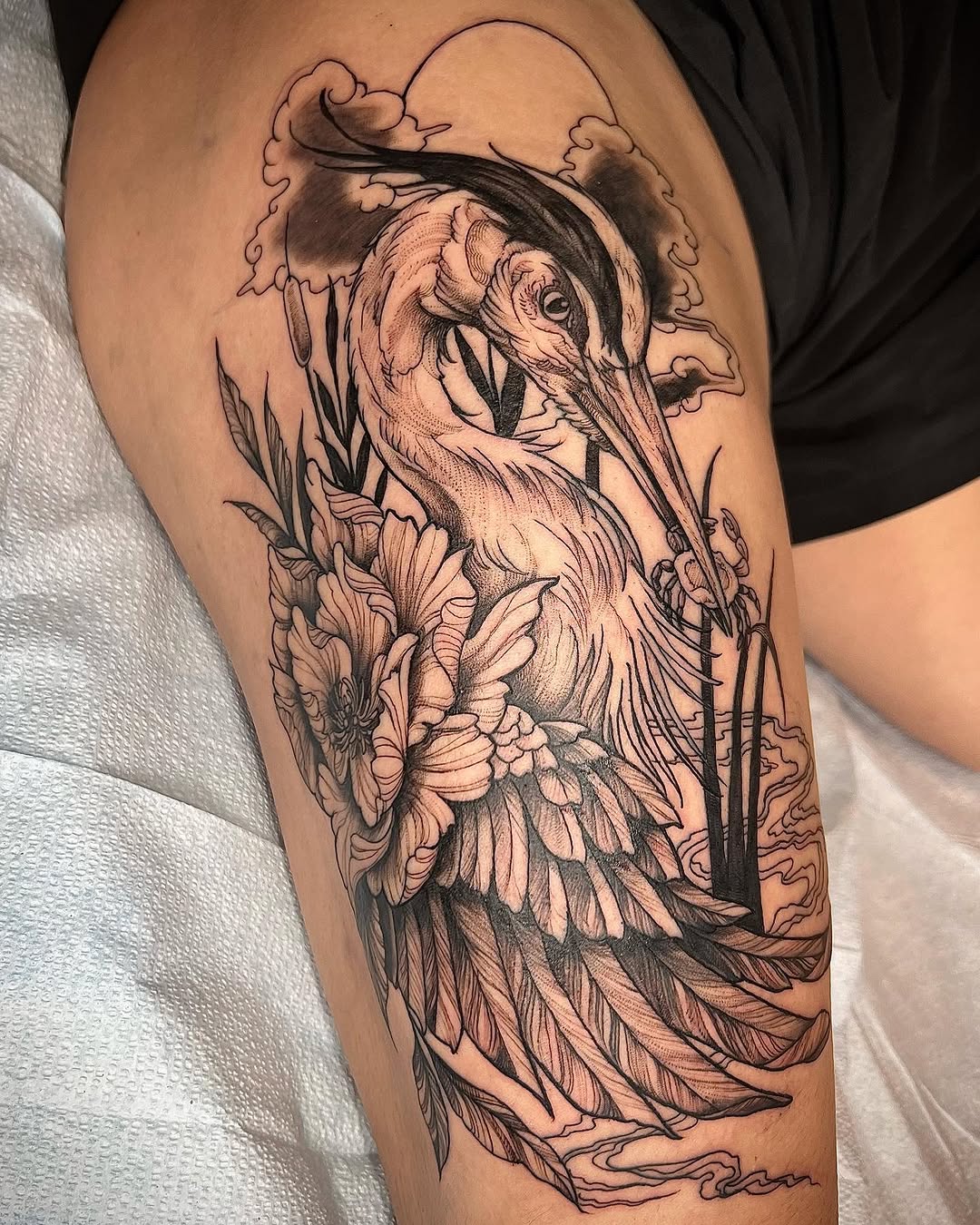 Tattoo by @judeletronik_tattoo — black_and_grey, illustrative