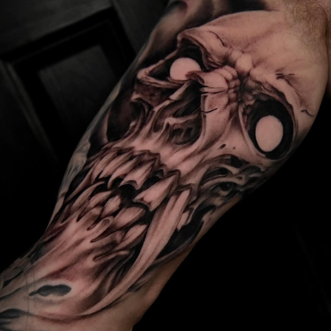 Tattoo by @dan_logan_tattoo — black_and_grey, realism