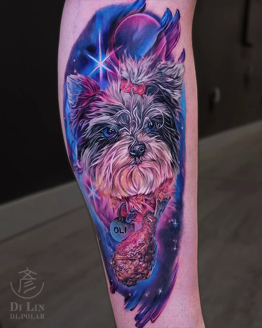 Tattoo by @di.polar β realism, black_and_grey